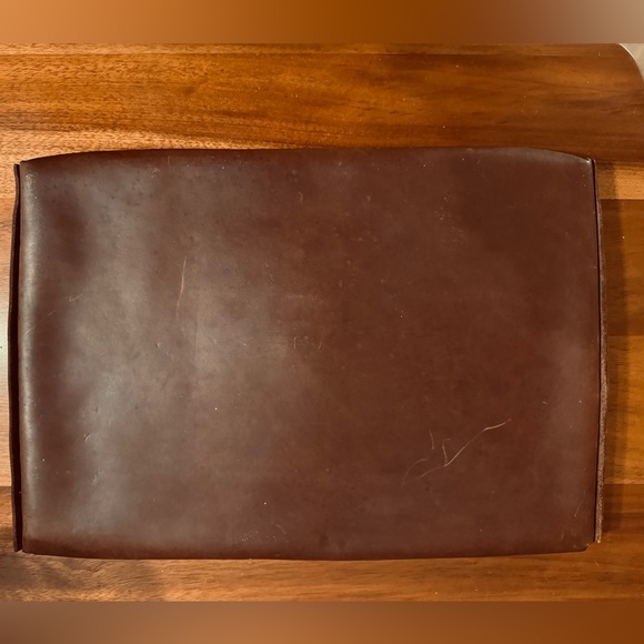 Industrial Leather Laptop Case - Picture 7 of 9